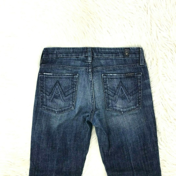 7 For All Mankind Denim - 7 For All Mankind A POCKET Sz 27 X 30 inseam 18-7